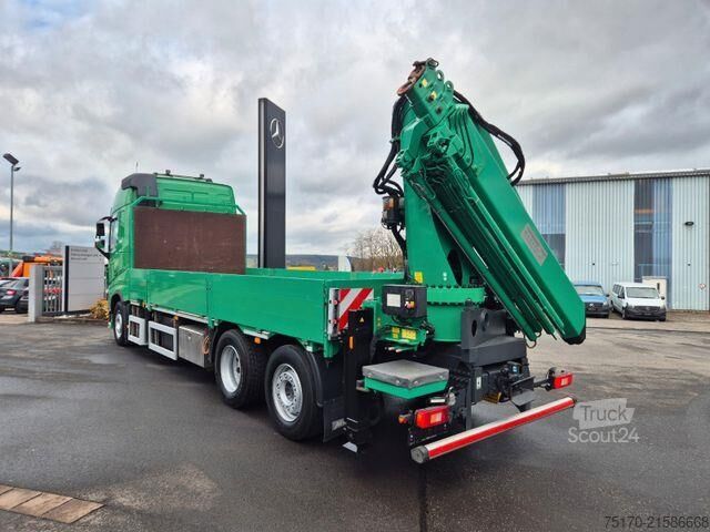 Přívěs na plošinu Volvo FH 500 Heckkran MKG HLK341SHP Funk AHK