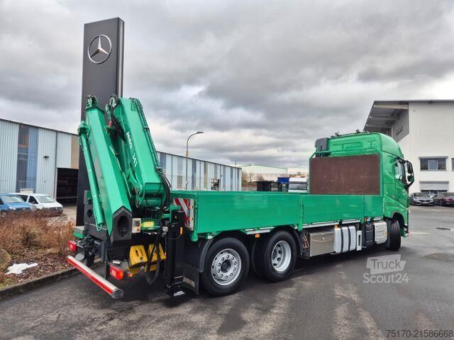 Přívěs na plošinu Volvo FH 500 Heckkran MKG HLK341SHP Funk AHK
