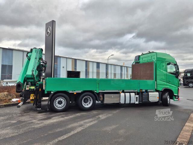 Přívěs na plošinu Volvo FH 500 Heckkran MKG HLK341SHP Funk AHK