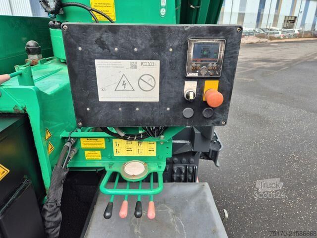 Přívěs na plošinu Volvo FH 500 Heckkran MKG HLK341SHP Funk AHK