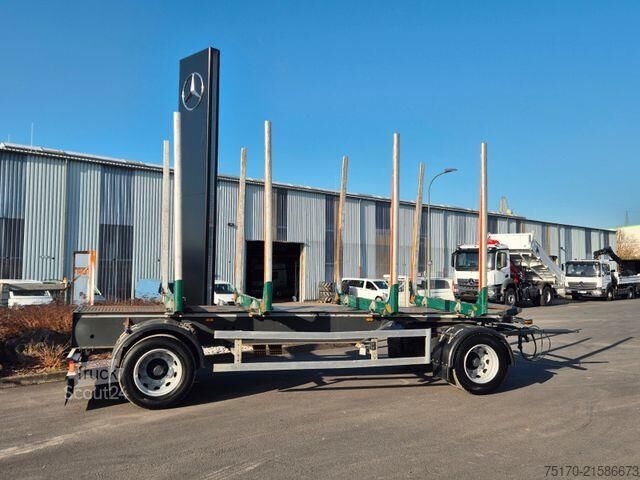 Holztransporter Ebert KHA18 Kurzholzanhänger BPW