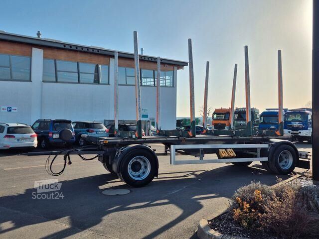 Holztransporter Ebert KHA18 Kurzholzanhänger BPW