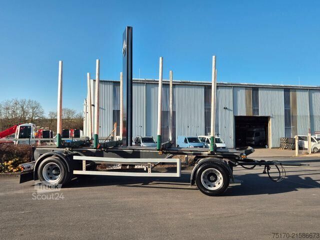 Holztransporter Ebert KHA18 Kurzholzanhänger BPW