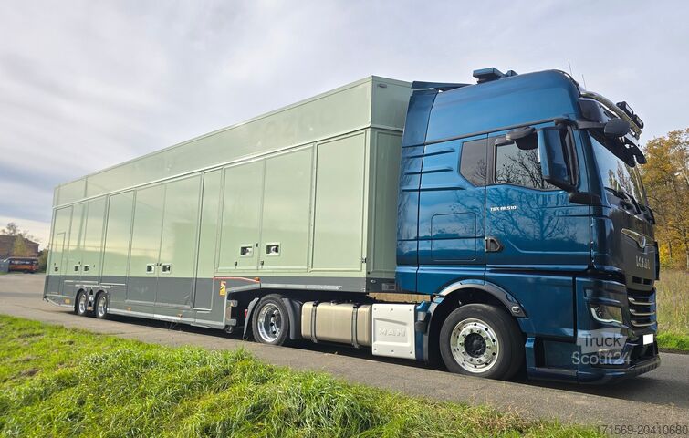 Vrachtwagen autotransporter MAN TGX 18.510 + Rolfo Auriga Deluxe 121