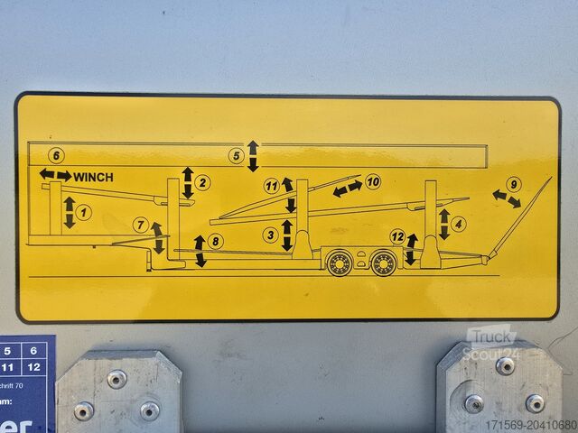 Vrachtwagen autotransporter MAN TGX 18.510 + Rolfo Auriga Deluxe 121 