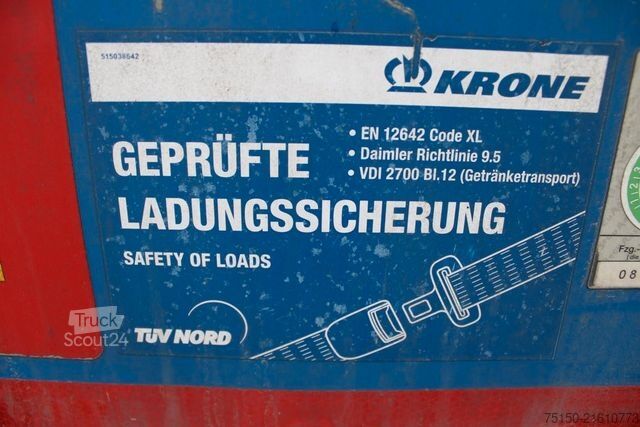 Open semitrailer with tarp KRONE SD - Tautliner MEGA - Nr.: 702