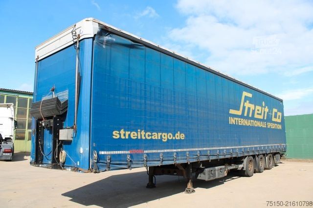 Open semitrailer with tarp KÖGEL SN 24 - Tautliner MEGA - SAF - Nr.: 787