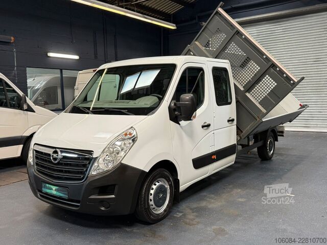 Kiepwagen bestelauto OPEL Movano DoKa MAXI 3 Seiten Kipper Klima AHK
