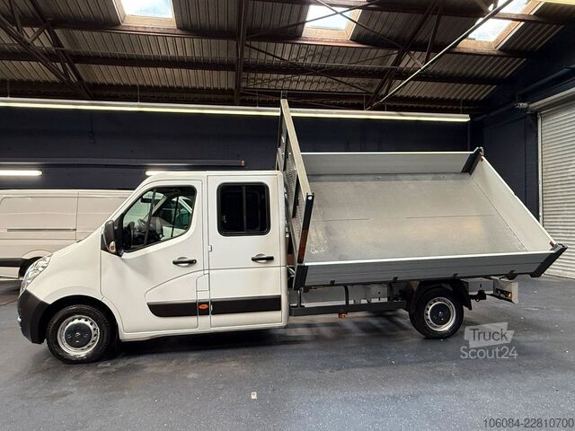 Kiepwagen bestelauto OPEL Movano DoKa MAXI 3 Seiten Kipper Klima AHK
