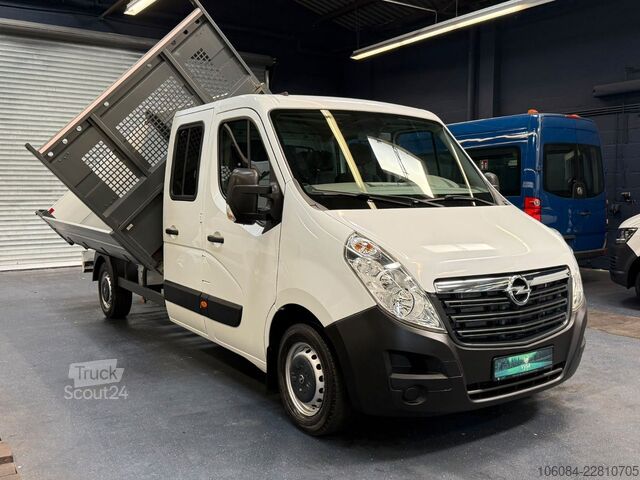Kiepwagen bestelauto OPEL Movano DoKa MAXI 3 Seiten Kipper Klima AHK