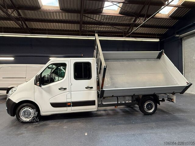 Kiepwagen bestelauto OPEL Movano DoKa MAXI 3 Seiten Kipper Klima AHK