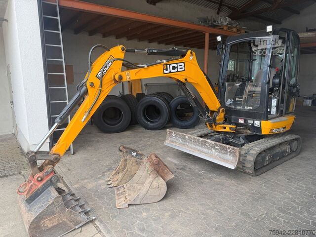 Minigraver JCB 8026 CTS 3 LÖFFEL