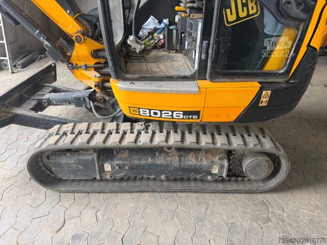Minigraver JCB 8026 CTS 3 LÖFFEL