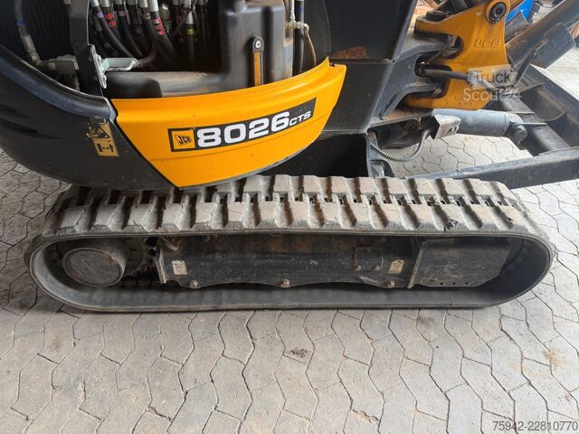 Minigraver JCB 8026 CTS 3 LÖFFEL