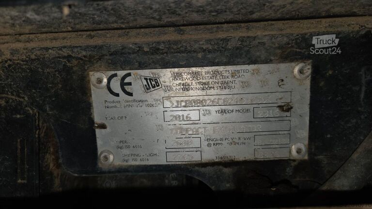 Minigraver JCB 8026 CTS 3 LÖFFEL