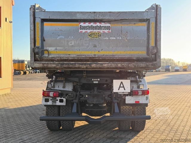 Tipper truck MERCEDES-BENZ AROCS 3345 6x6 Euro 6 Kipper mit Bordmatik