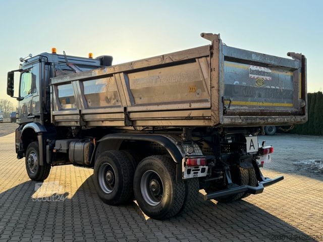 Three-sided tipper truck MERCEDES-BENZ AROCS 3345 6x6 Euro 6 Kipper mit Bordmatik