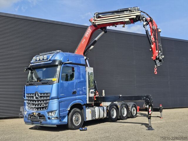 Standartinis-SZM Mercedes-Benz 3353 8x4 / FASSI 71  T/M + JIB / CRANE / KRAN