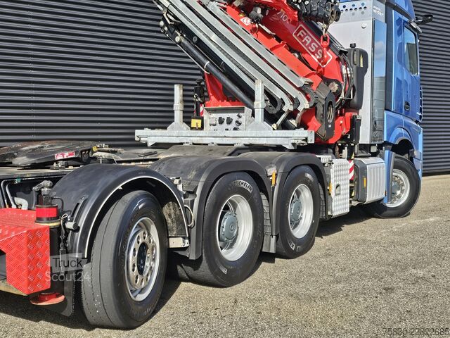 Standartinis-SZM Mercedes-Benz 3353 8x4 / FASSI 71  T/M + JIB / CRANE / KRAN
