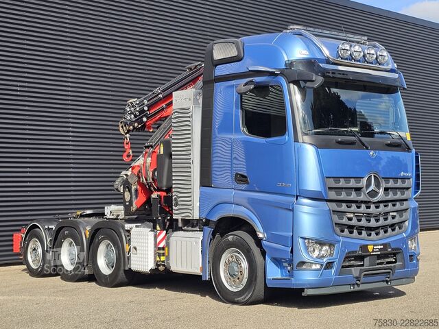 Standartinis-SZM Mercedes-Benz 3353 8x4 / FASSI 71  T/M + JIB / CRANE / KRAN