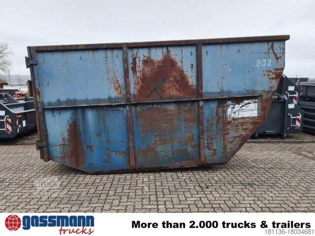 Abrollcontainer Absetzcontainer ca. 15m³ offen mit Flügeltüren