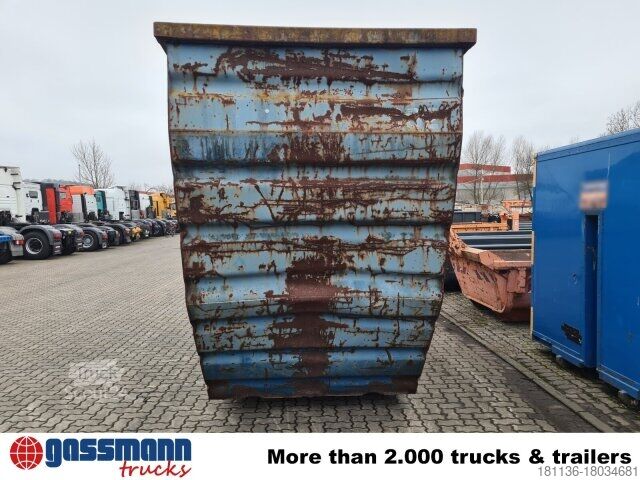 Abrollcontainer Absetzcontainer ca. 15m³ offen mit Flügeltüren