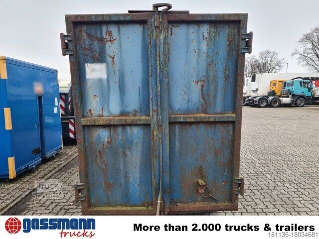 Abrollcontainer Absetzcontainer ca. 15m³ offen mit Flügeltüren