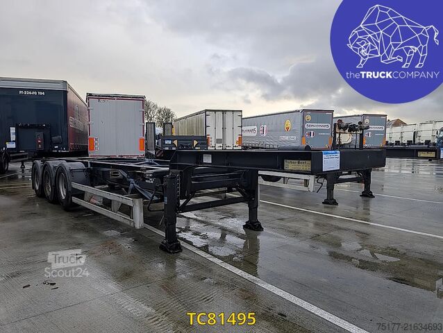 Transport de conteneurs Turbos Hoet Tank chassis Gooseneck