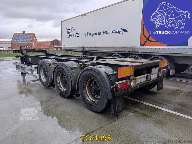 Transport de conteneurs Turbos Hoet Tank chassis Gooseneck