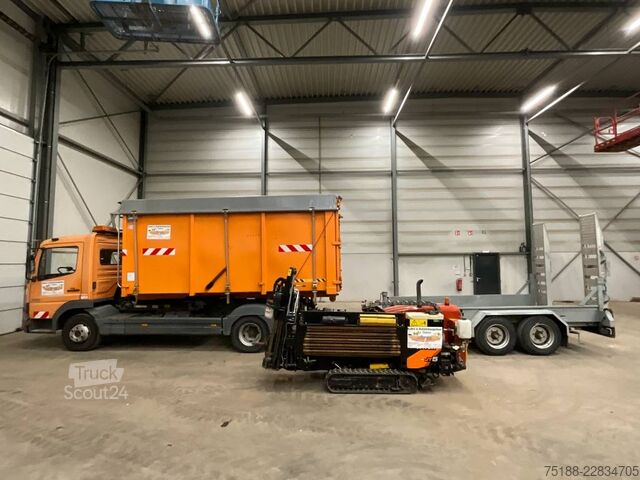 Jordboremaskine Ditch Witch JT 5 + mercedes 818 + humbaur