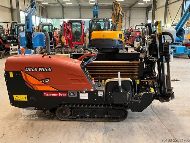 Jordboremaskine Ditch Witch JT 5 + mercedes 818 + humbaur