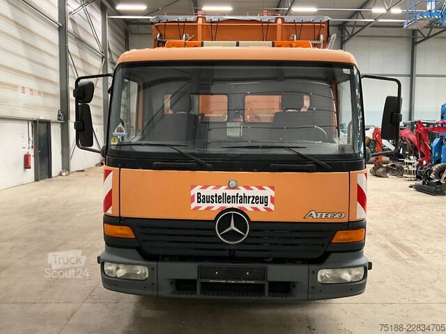 Jordboremaskine Ditch Witch JT 5 + mercedes 818 + humbaur