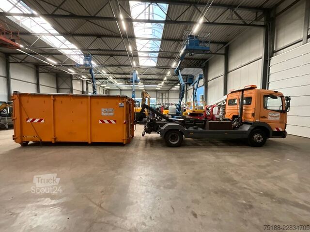 Jordboremaskine Ditch Witch JT 5 + mercedes 818 + humbaur