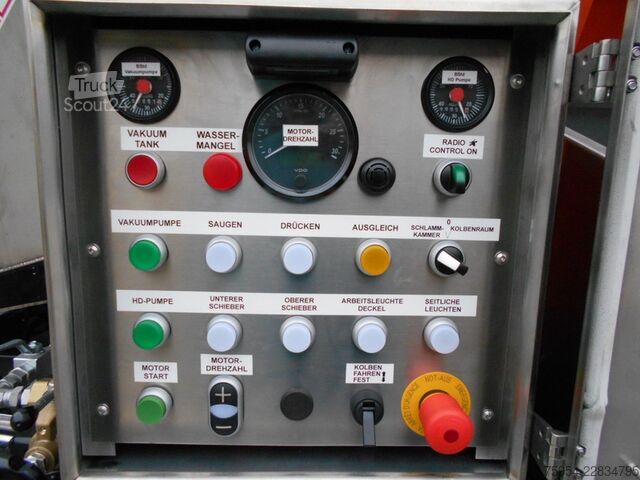 Autocisterna a vuoto MAN TGM 18.320 4x2 BL / Faros 11/1 piston