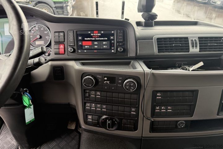 Camión portacontenedores de gancho MAN TGS 34.420 8×2 M-TEC Silosteller / Swiss-Vehicle