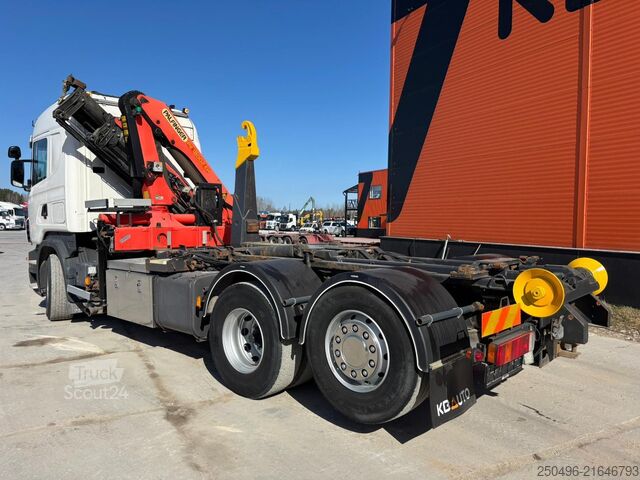 Système de bras à crochet Scania R 420 6x2 PK 18002 / PALFINGER T 17 ton / L=470...