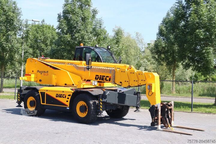 Forgó teleszkópos kezelő Dieci PEGASUS 50.21 | FORKS | HOOK BLOCK | GOOD CONDI...