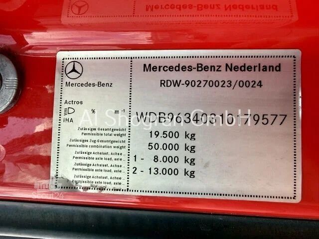 Standard-SZM Mercedes-Benz Actros 1845 Big Space/Standklima/Euro6