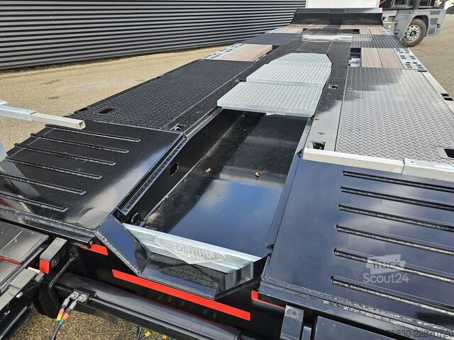 Nízký nakladač Broshuis 4ASD / RAMPEN / UITSCHUIFBAAR / WIELKUILEN / NIEUW