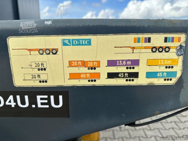 Containertransport D-TEC FLEXITRAILER FLEXITRAILER / 45FT High Cube MULT...