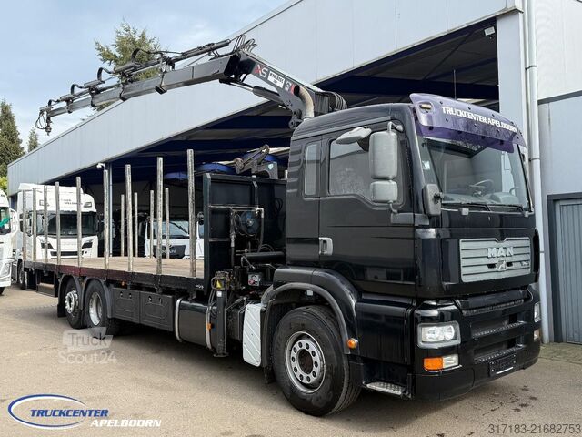 Piattaforma di carico MAN TGA 26.310 HIAB 122-E4 Duo, Banden 95%, Nieuwst...