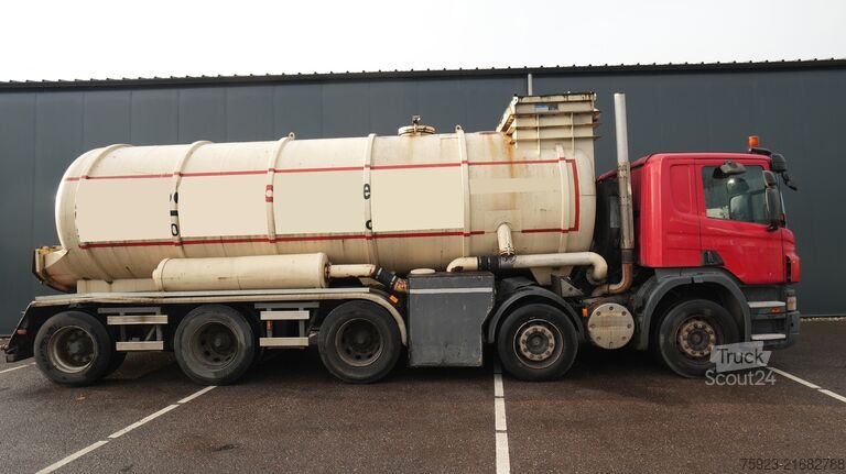 Camion-citerne Scania P 380 – 10x4 blow and suck truck