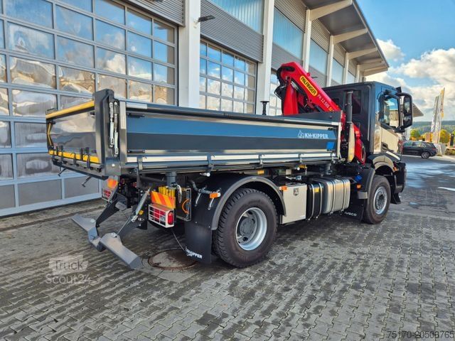 Kipper LKW IVECO AD200X46/P HR OFF Palfinger PK 12.501 Funk AHK