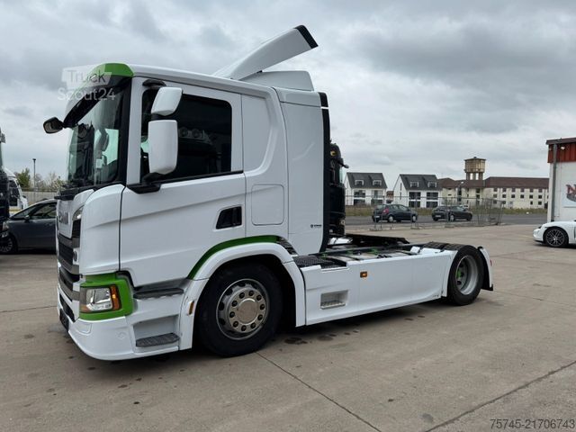 Standard dragbil SCANIA P 450 * RETARDER * STANDHEIZUNG * 1 X LIEGE *