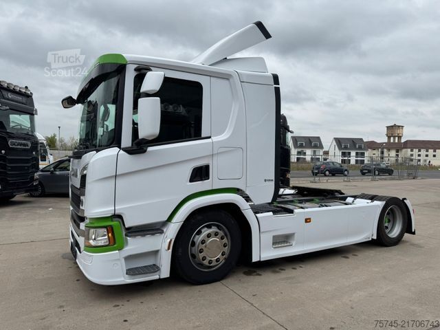 Standard dragbil SCANIA P 450 * RETARDER  * STANDHEIZUNG * 1 X LIEGE *