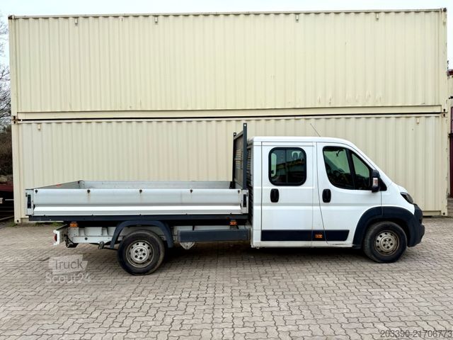 Pick-up skåpbil PEUGEOT Boxer Doka Pritsche / 1. Hand / Klima