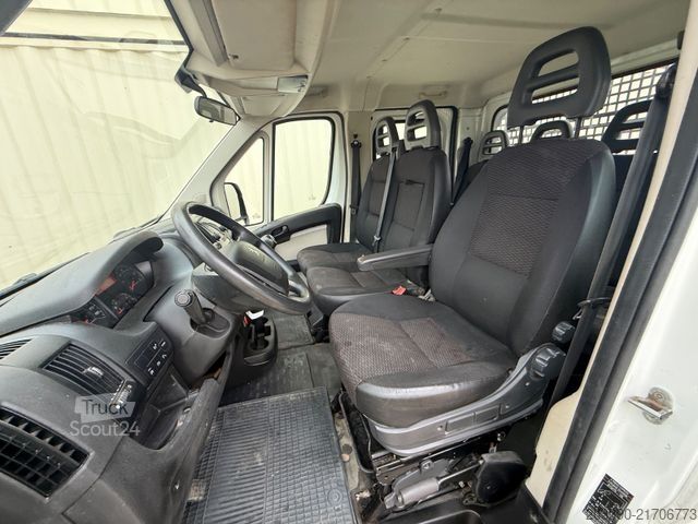 Pick-up skåpbil PEUGEOT Boxer Doka Pritsche / 1. Hand / Klima