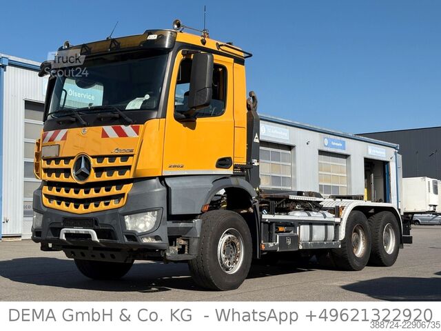 Camion benne à bras amovible MERCEDES-BENZ Arocs2552*E6a*6x4*Retarder*VDL*Klima*Navi*TÜV