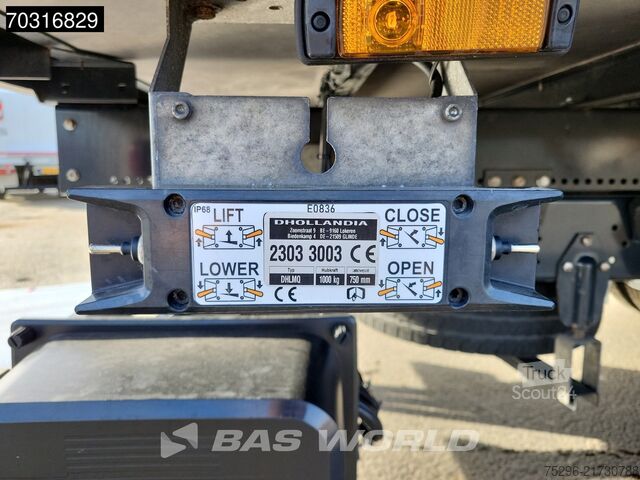 Valise Iveco Daily 72C18 3.0L Automaat 1000KG Laadklep Lucht...