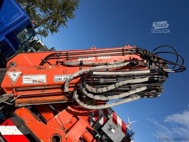 κοντέινερ γάντζου WAF ATLAS 140.1 AK 4x CONTAINER + CRANE ATLAS + RADIO